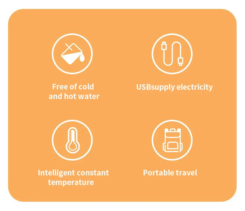 Baby Bottle Warmer Useful USB Plug Bottle Heater Safe Heating Convenient for Beverage Warming Bag Baby Milk Heater