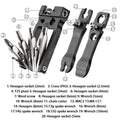 16 in 1 MTB Tools Road Bicycle Allen Wrench Pocket Tools Portable Bicycle Repair Tool set Multifunction Tools