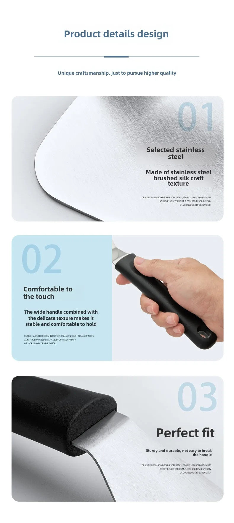 Barbecue tool set combination outdoor equipment Stainless Steel Grill steak frying shovel wholesale tools,