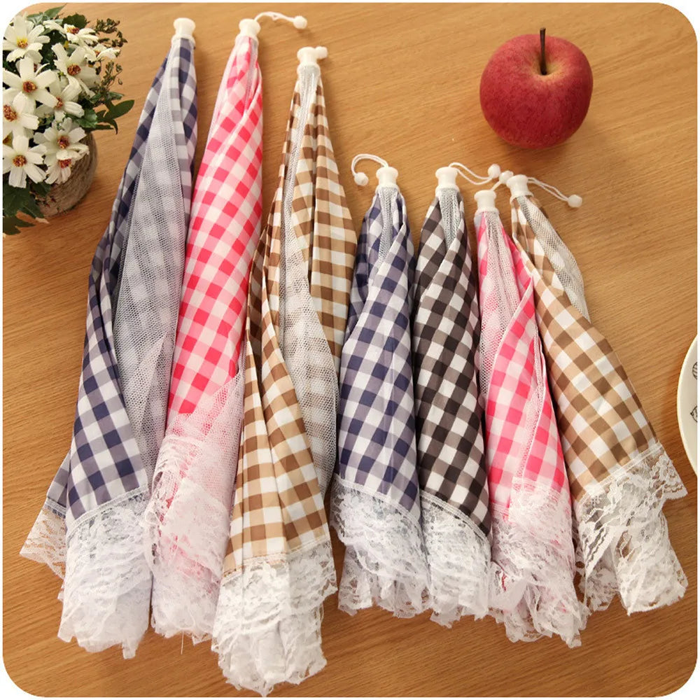 Kitchen Folded Food Cover Hygiene  Style Kitchen Food Dish Cover Kitchenware New Durable Novelty Reusable Kitchen Tools 