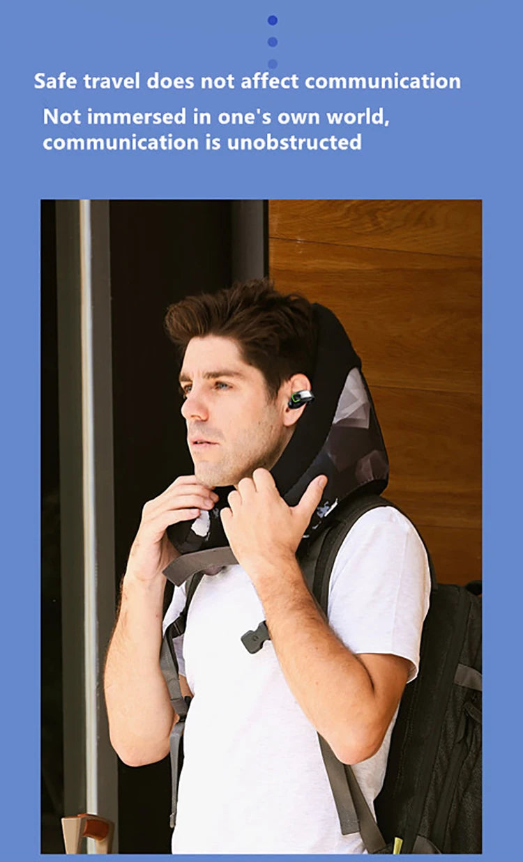 Bone Conduction 5.3 Wireless Bluetooth Headset Talking Clip-on Headset Long Time Wear Without Pain Ultra Long Battery Life