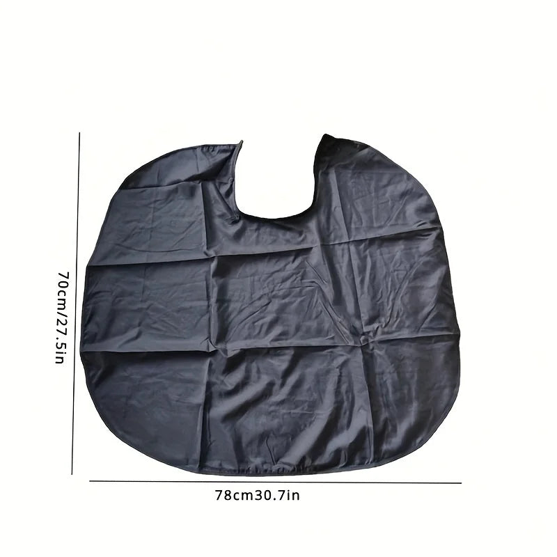 Hair Dye Tools Short Square Black Hairdressing Salon Barber Hair Cutting Cape Cloth Wrap Hairdressing Cape Barber
