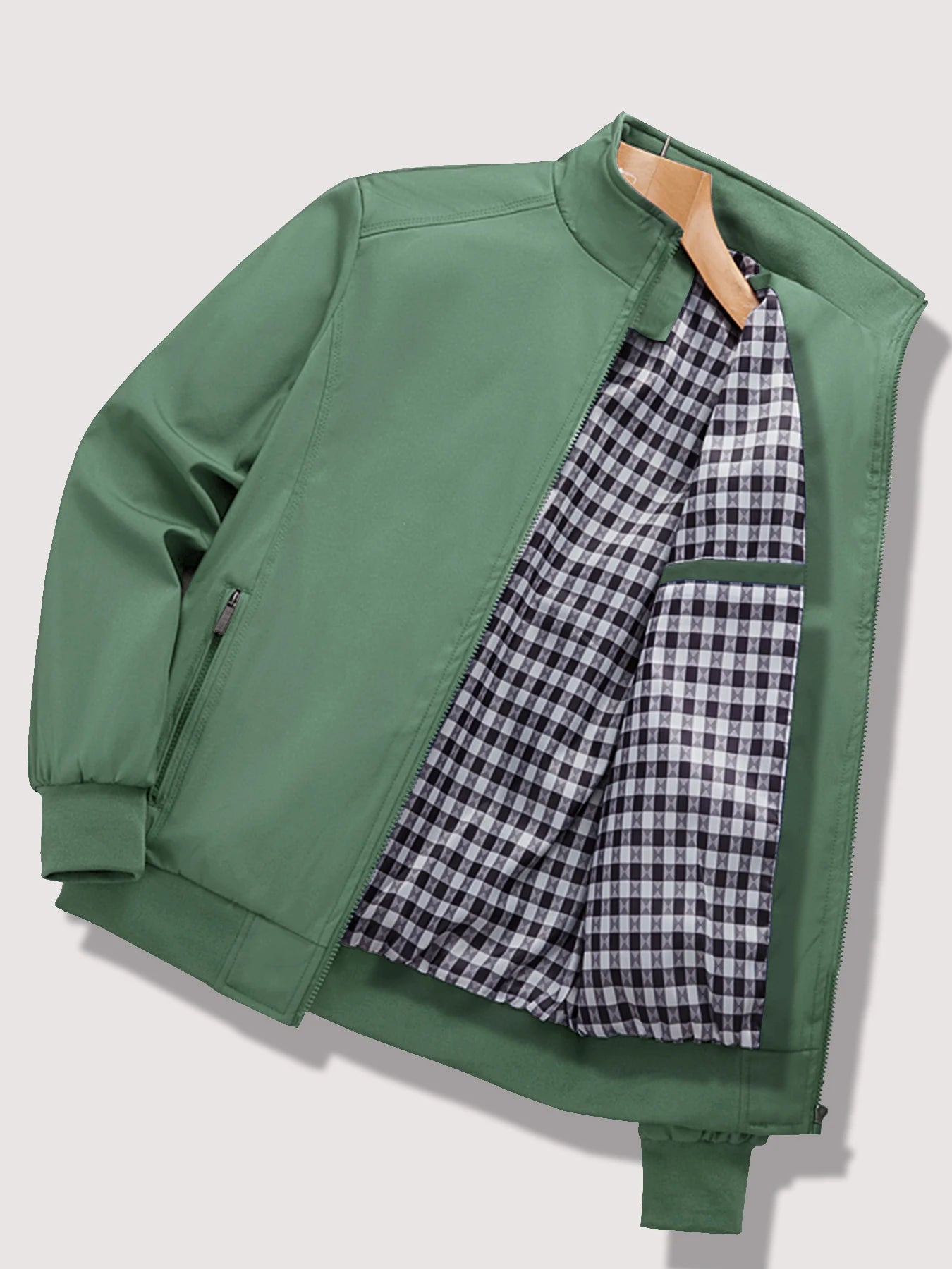 Men's Spring and Autumn New Casual Jacket 2024 New Solid Color Trend Business Casual Commuter Easiest for Match Coat Fashion Sta