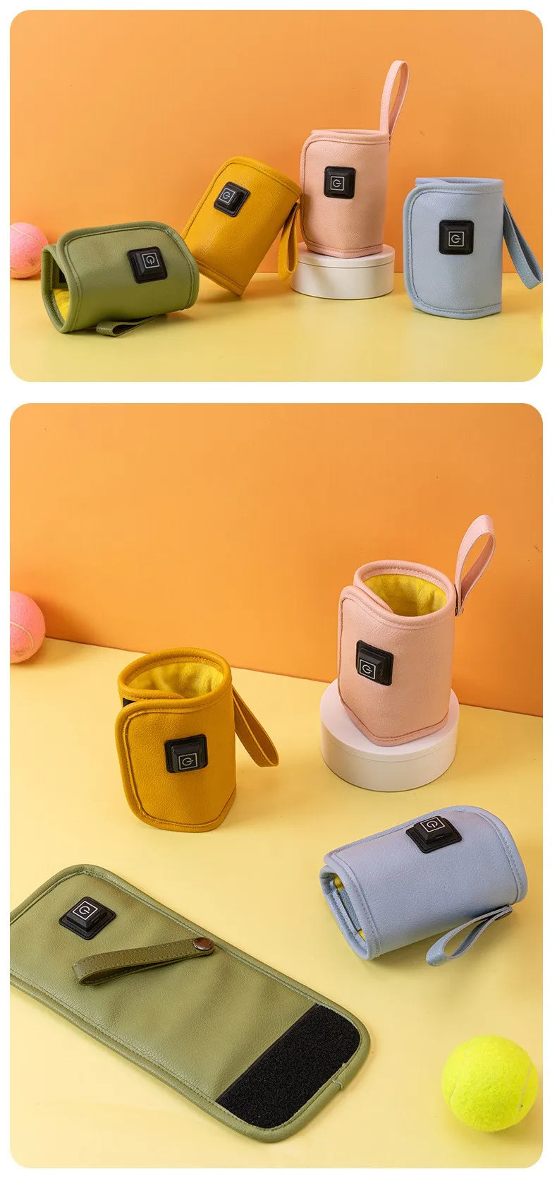 Baby Bottle Warmer Useful USB Plug Bottle Heater Safe Heating Convenient for Beverage Warming Bag Baby Milk Heater