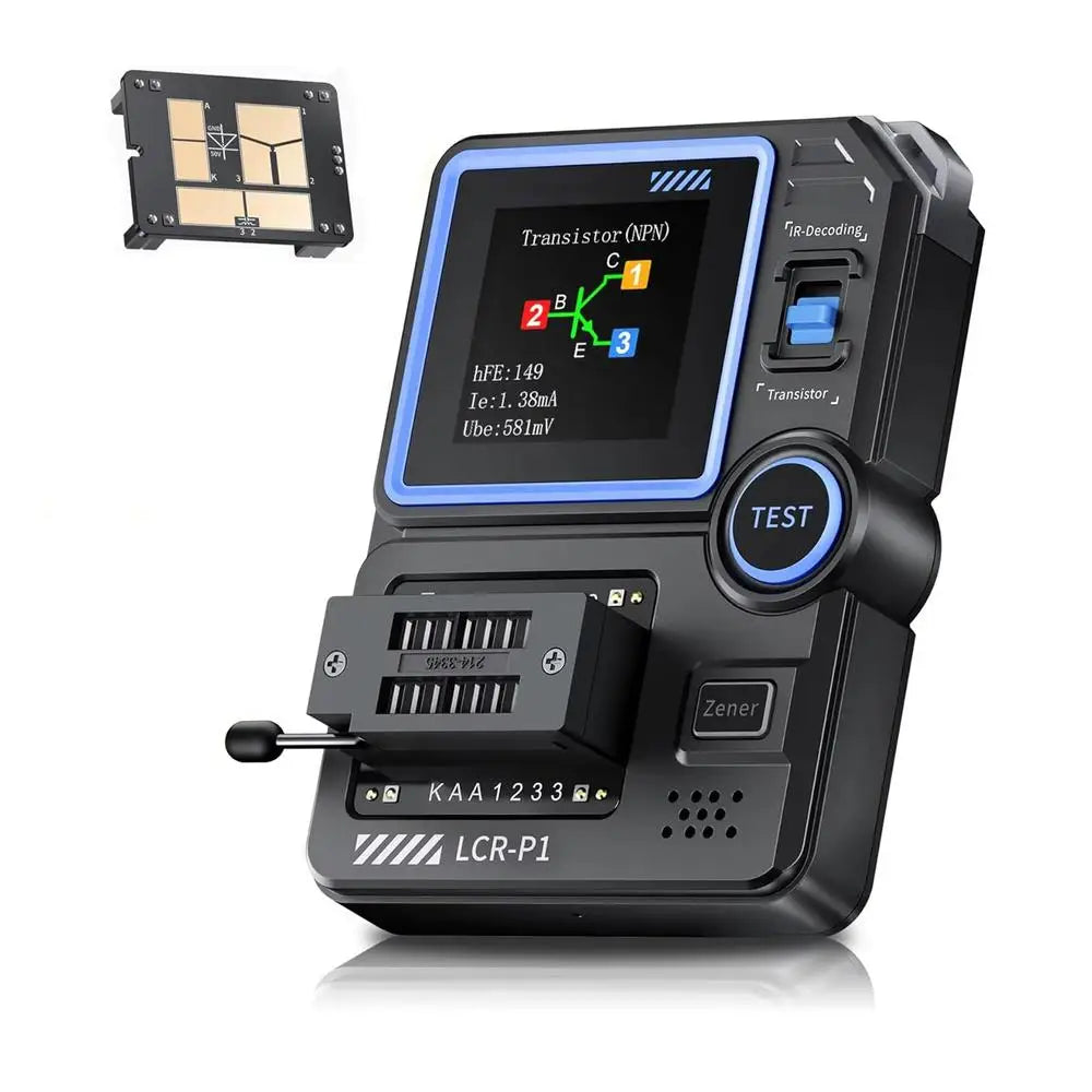 Electronic Component Tester Transistor Tester Transistor Capacitor Tester Graphic Display Capacitance Meter For Electronic