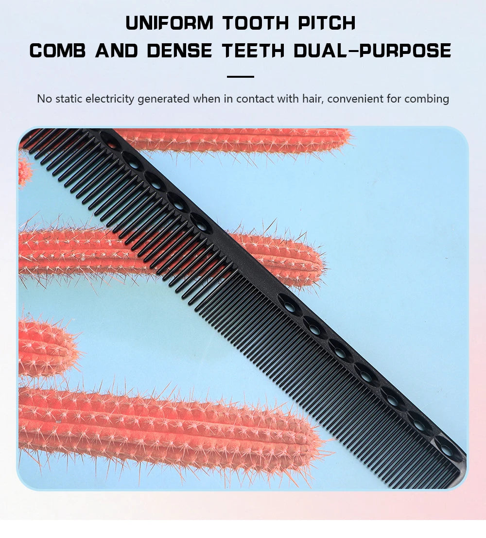 Barbershop Hair Cutting Comb Barber Heat Resistant Anti-static Hair Brush Professional Salon Household Hairdressing Styling Tool