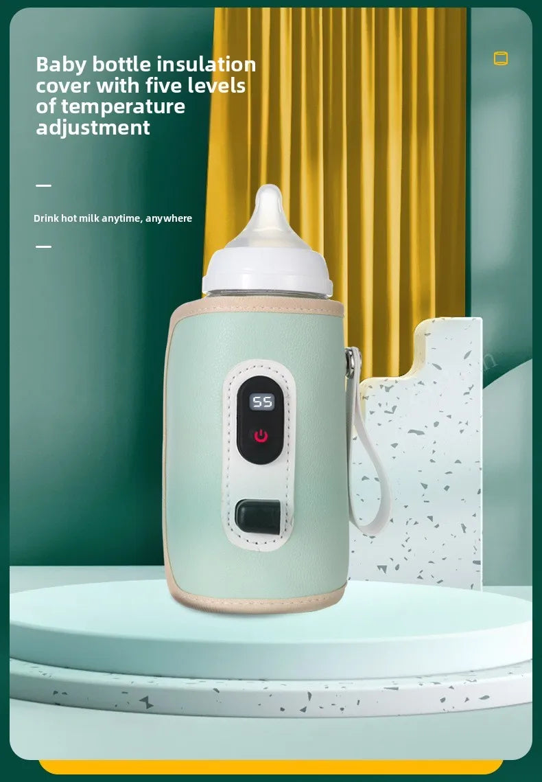 Baby Milk Warmer Baby Nursing Bottle Heater, Portable USB Bottle Warmer for Car, Outdoor Travel Accessories Outdoor Portable