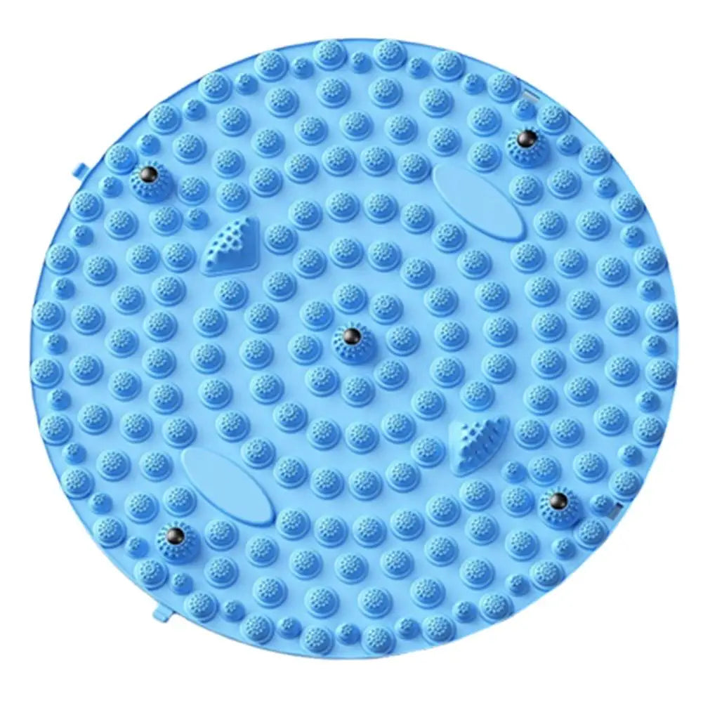 Foot Yoga Massage Acupressure Board Mat Muscle Relaxation Round Exercise Mat Fitness Foot Training Massage Acupressure Mat