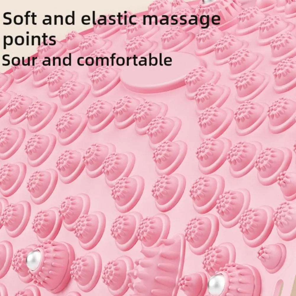 Foot Yoga Massage Acupressure Board Mat Muscle Relaxation Round Exercise Mat Fitness Foot Training Massage Acupressure Mat
