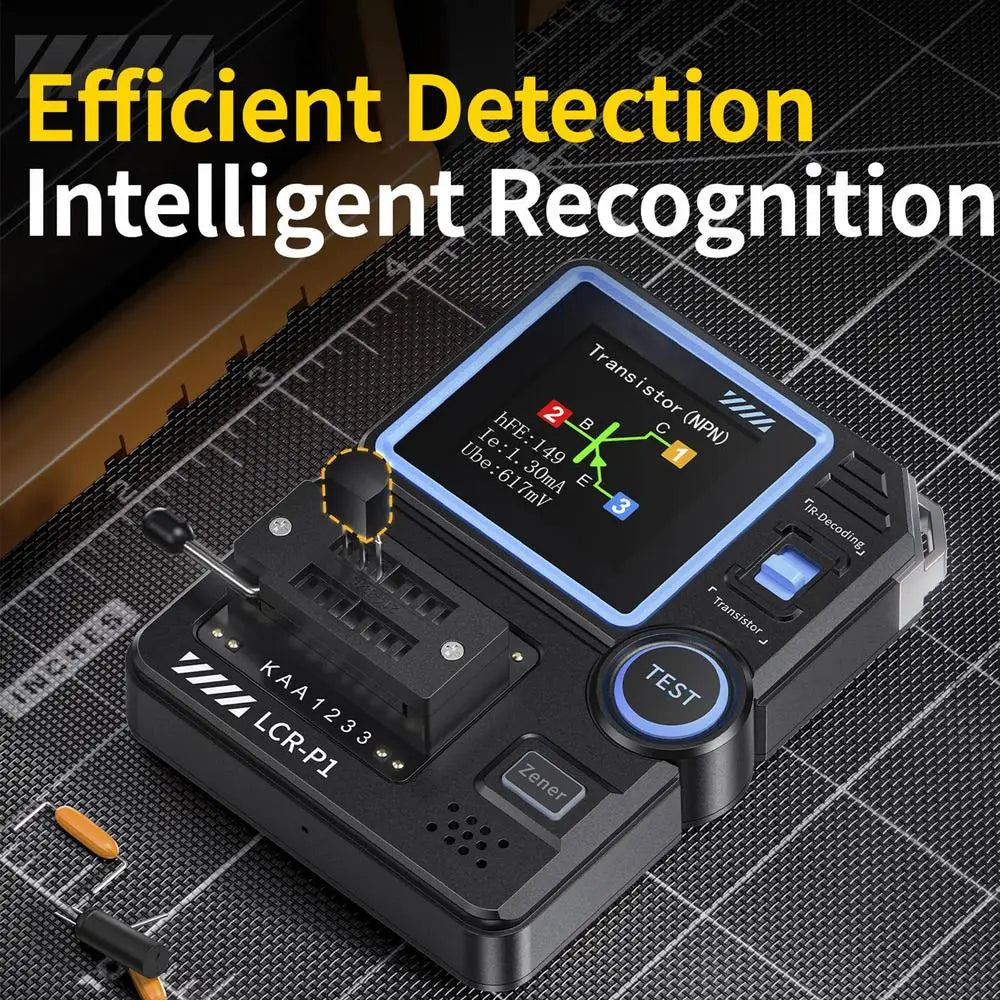 Electronic Component Tester Transistor Tester Transistor Capacitor Tester Graphic Display Capacitance Meter For Electronic