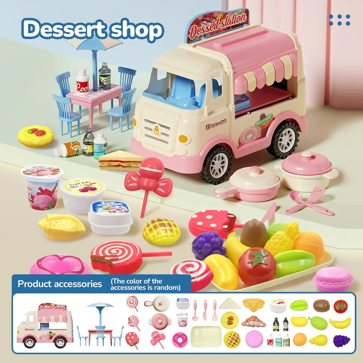 Simulated House Kitchen Toy Mini Kitchen Counter Set Fun House Playing Safe Sturdy Children Household Kitchen Toys