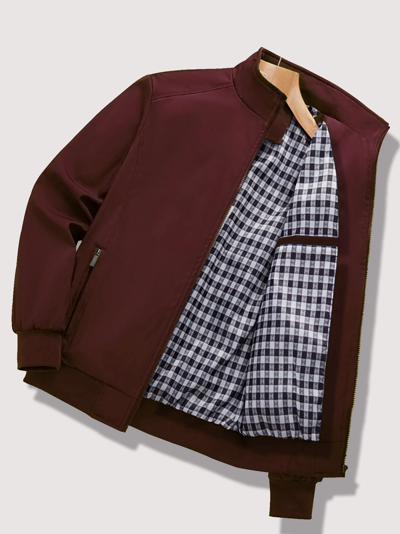 Men's Spring and Autumn New Casual Jacket 2024 New Solid Color Trend Business Casual Commuter Easiest for Match Coat Fashion Sta