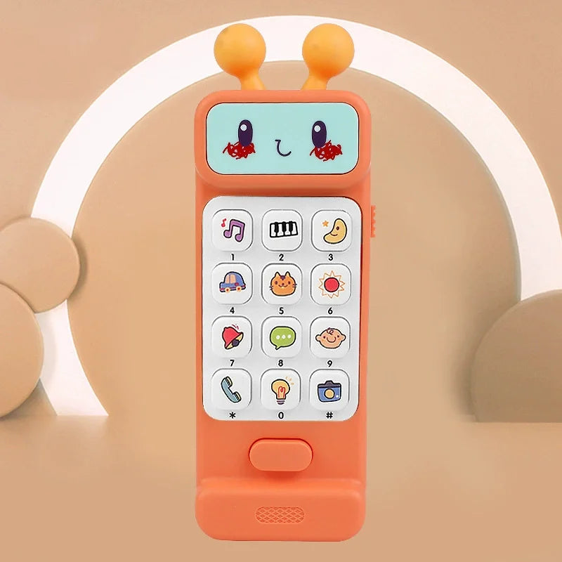 Children’s Cell Phone Toy Simulation Electronic Control Phone Toy with Music Light Early Educational Musical Toys For Boys Girls