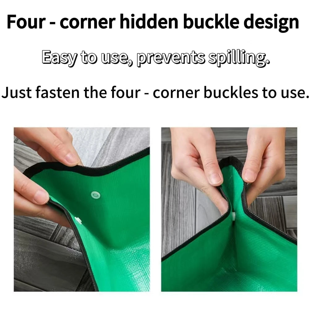 Gardening Mat  Square Plant Pad Waterproof for Transplanting Flower Pots Potting Mat Foldable Garden Repotting Anti-dirty Tarp