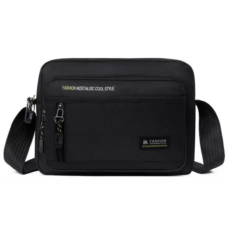 Fashion Men Crossbody Bag Single Shoulder Bags Big Capacity Storage Bag Multi-Pockets Business Crossbody Bags for Work Traveling
