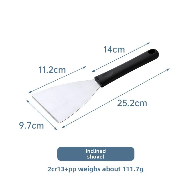 Barbecue tool set combination outdoor equipment Stainless Steel Grill steak frying shovel wholesale tools,