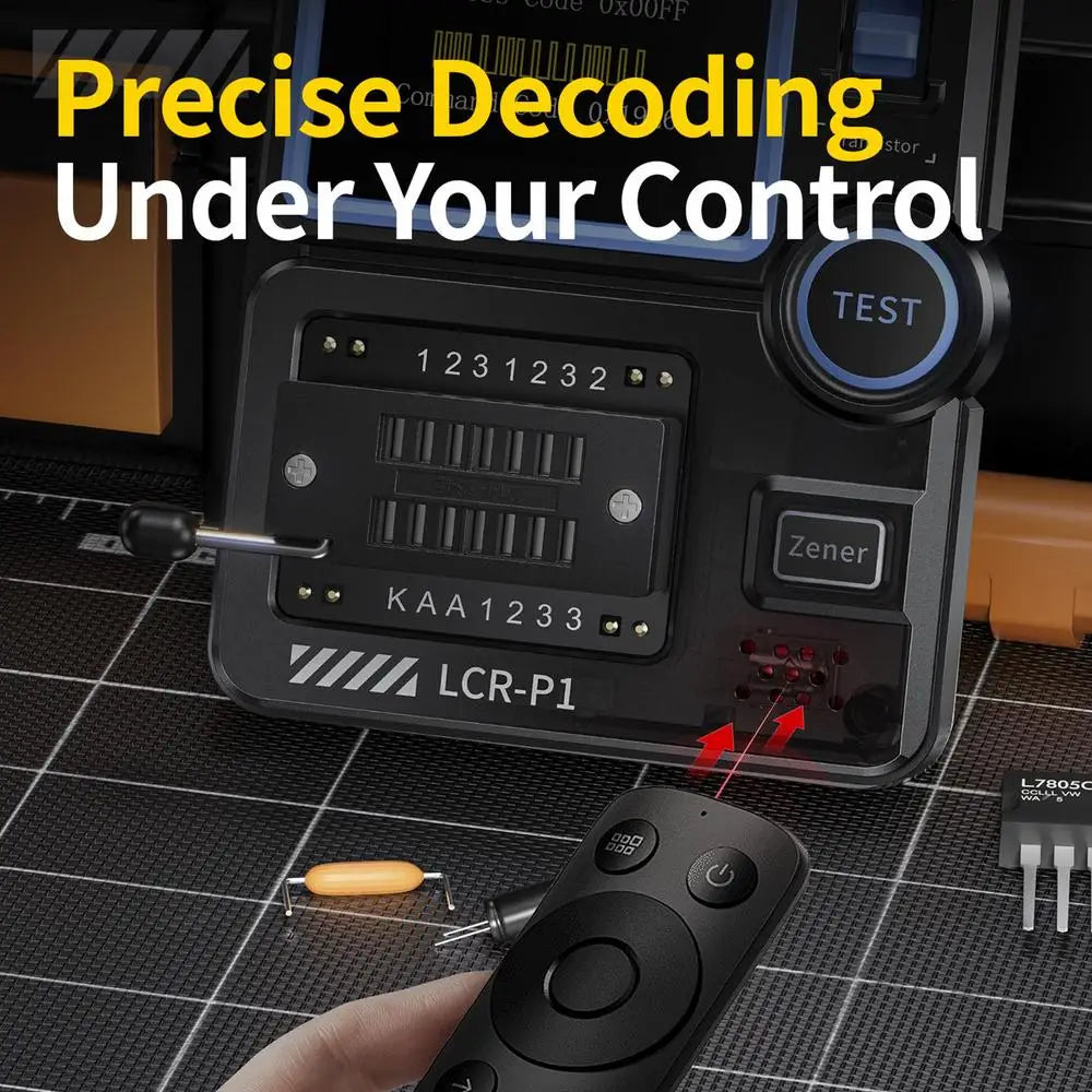 Electronic Component Tester Transistor Tester Transistor Capacitor Tester Graphic Display Capacitance Meter For Electronic