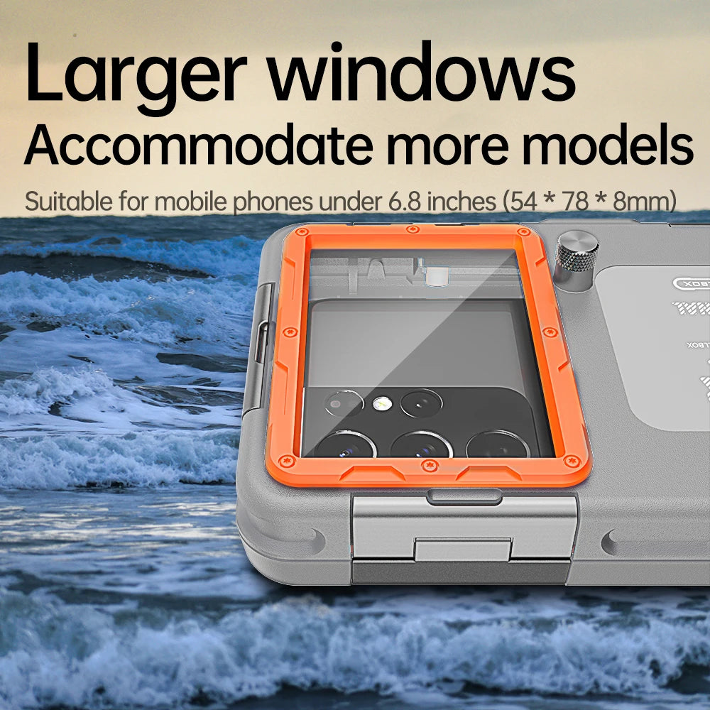 Professional Diving Phone Case For iPhone 15 14 13 12 Pro Max Underwater Taking Waterproof Cases Cover For SamsungS22 S23 Huawei