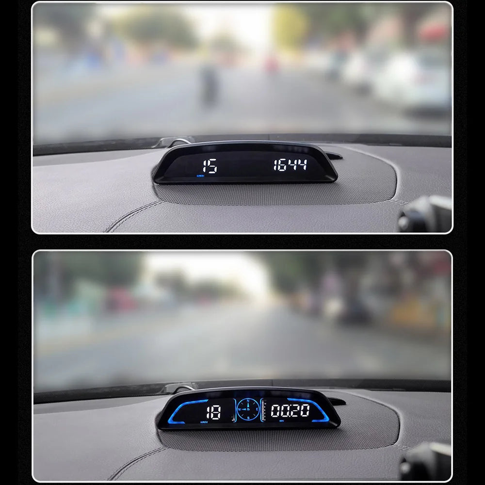 Hud Car Head Up Display GPS Speedometer Gadgets For Boat Motorcycle Car Accessories Digital Panel Speedometer Altimeter Compass