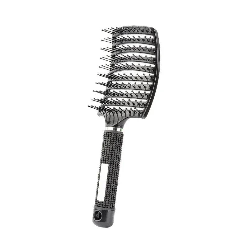 Hair Brush Scalp Massage Comb Hairbrush Bristle;Nylon Women Wet Curly Detangle Hair Brush for Salon Hairdressing Styling Tools