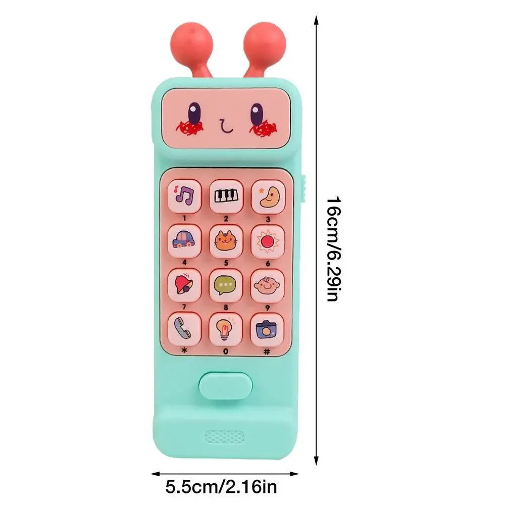 Children’s Cell Phone Toy Simulation Electronic Control Phone Toy with Music Light Early Educational Musical Toys For Boys Girls