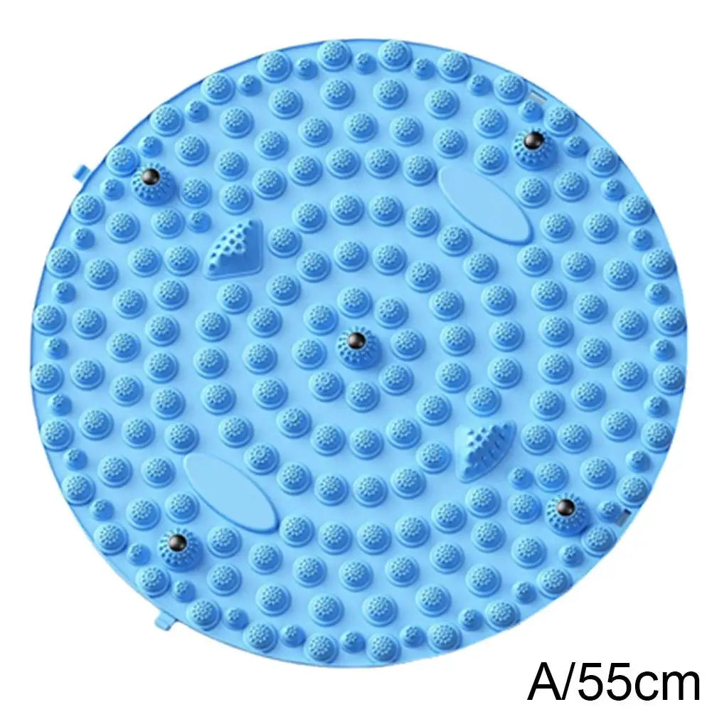 Foot Yoga Massage Acupressure Board Mat Muscle Relaxation Round Exercise Mat Fitness Foot Training Massage Acupressure Mat