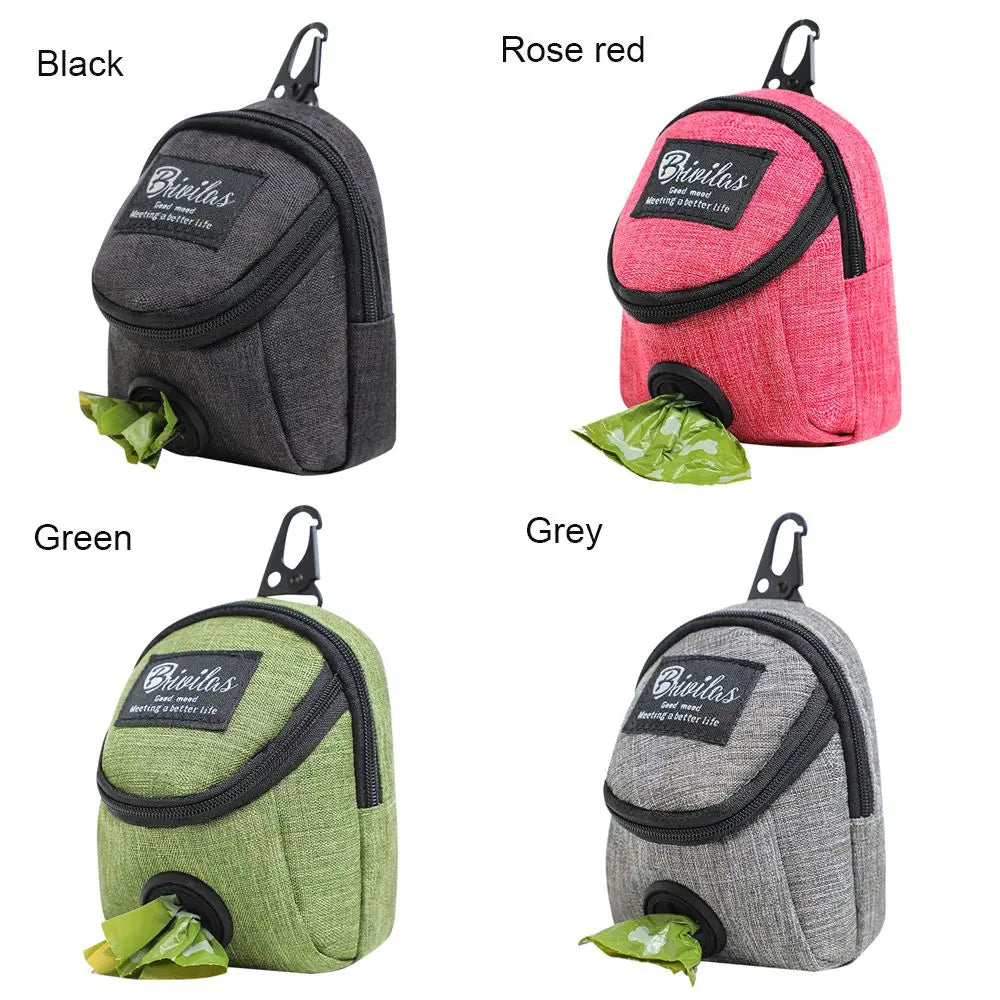 Pet Dog treat pouch Portable Multifunction Dog training bag Outdoor Travel Dog Poop Bag Dispenser Durable Pet accessories