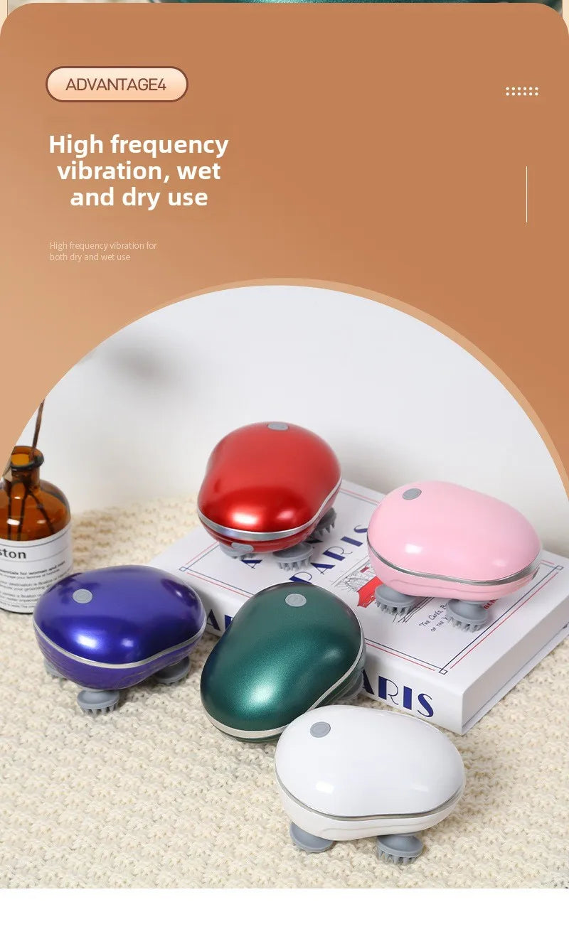 Pet Electric Head Massager Instrument Multi-functional Charging Cat Decompression Relax Tissue Kneading Vibrating Pet Products