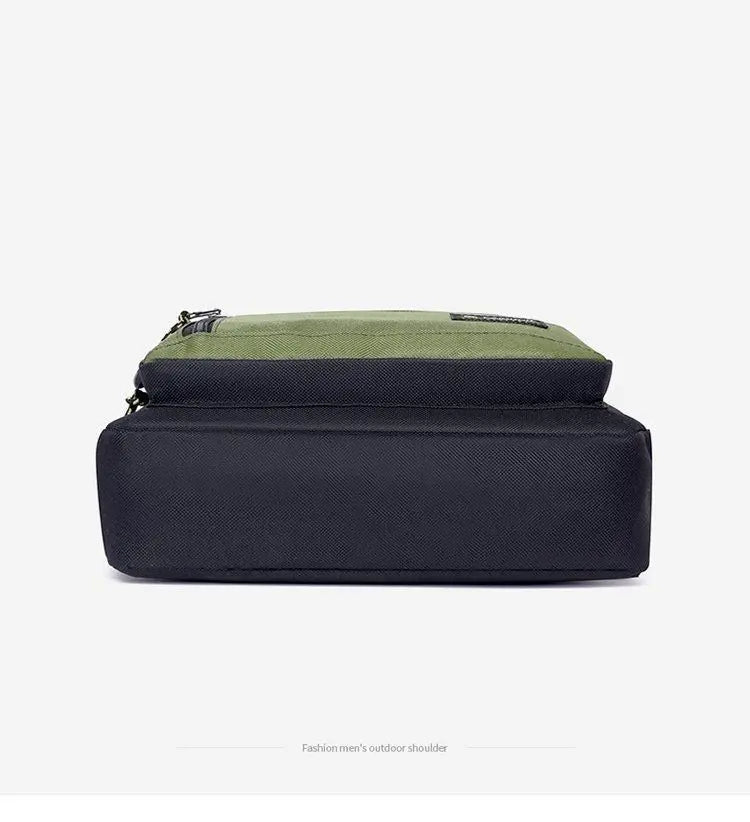 Fashion Men Crossbody Bag Single Shoulder Bags Big Capacity Storage Bag Multi-Pockets Business Crossbody Bags for Work Traveling