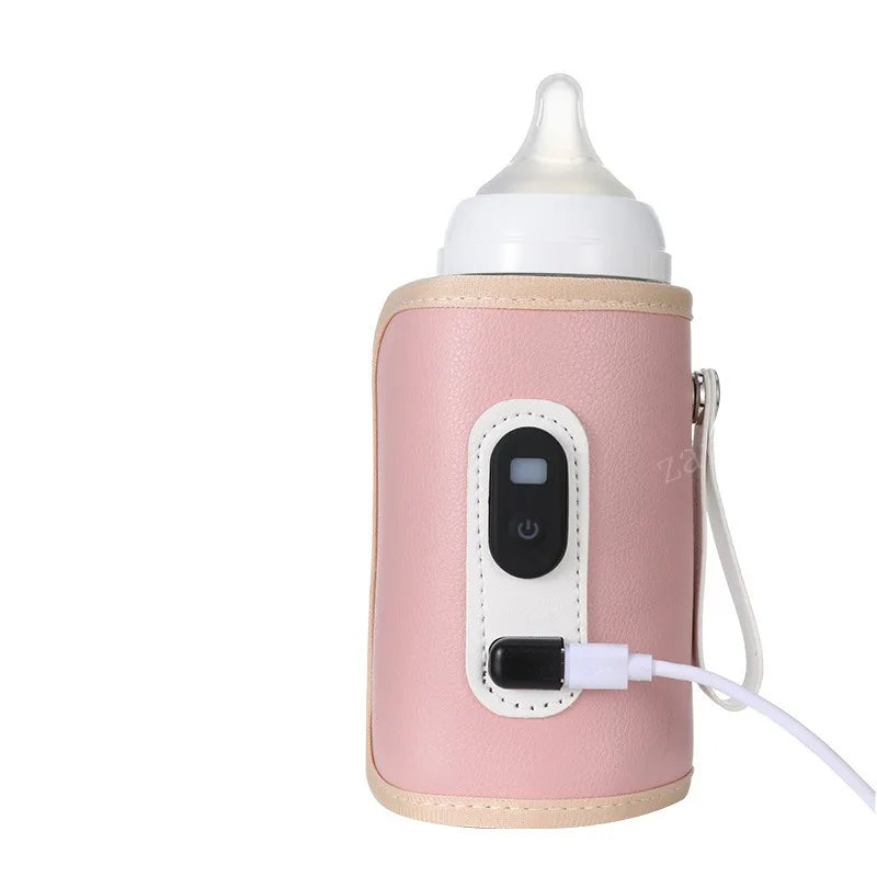 Baby Milk Warmer Baby Nursing Bottle Heater, Portable USB Bottle Warmer for Car, Outdoor Travel Accessories Outdoor Portable