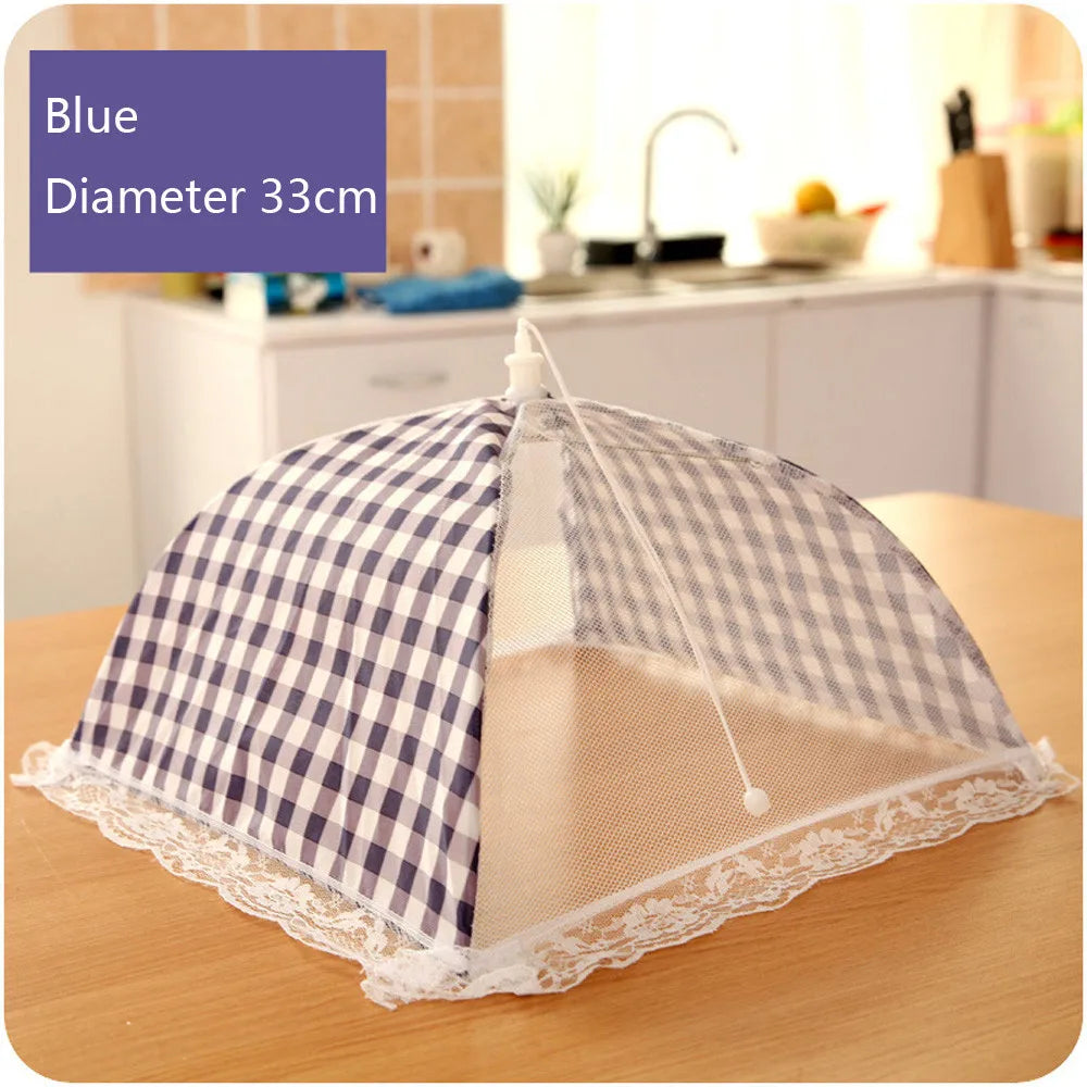 Kitchen Folded Food Cover Hygiene  Style Kitchen Food Dish Cover Kitchenware New Durable Novelty Reusable Kitchen Tools 