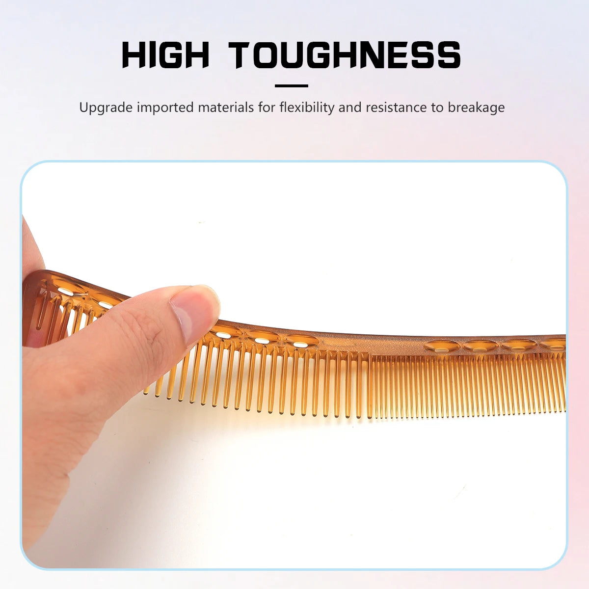 Barbershop Hair Cutting Comb Barber Heat Resistant Anti-static Hair Brush Professional Salon Household Hairdressing Styling Tool