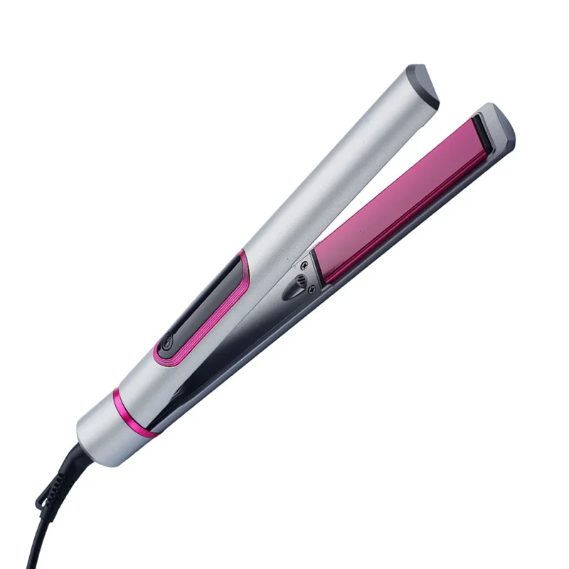 AA20-2 In 1 Hair Straightener And Curler For Styling Flat Iron Hairdressing Tools