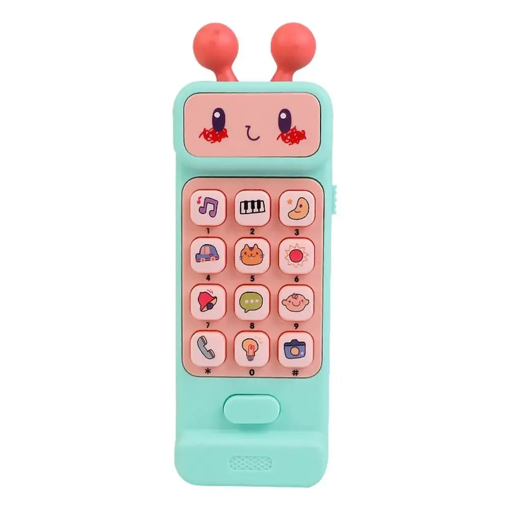 Children’s Cell Phone Toy Simulation Electronic Control Phone Toy with Music Light Early Educational Musical Toys For Boys Girls