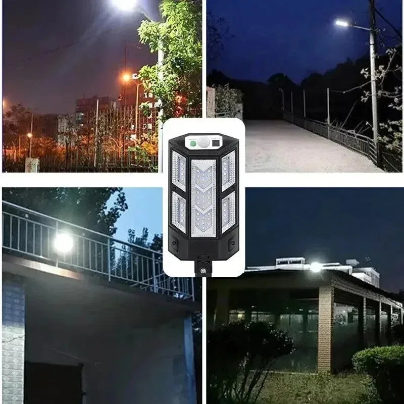 15000LM Irradiation 500㎡ Solar Light for Outdoor Sunlight Motion Sensor IP65 Waterproof Garden Street Wall External Solar Lamp