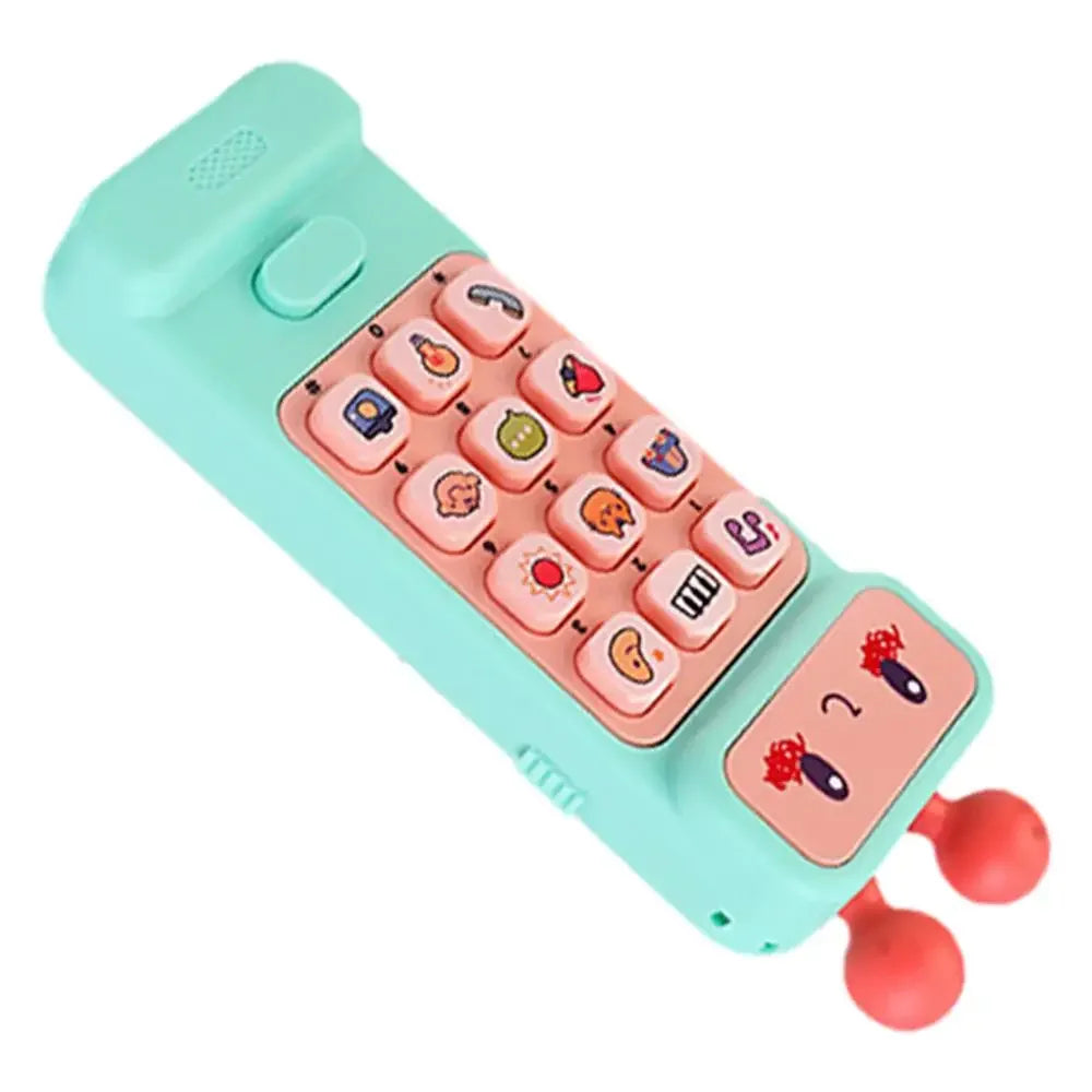 Children’s Cell Phone Toy Simulation Electronic Control Phone Toy with Music Light Early Educational Musical Toys For Boys Girls