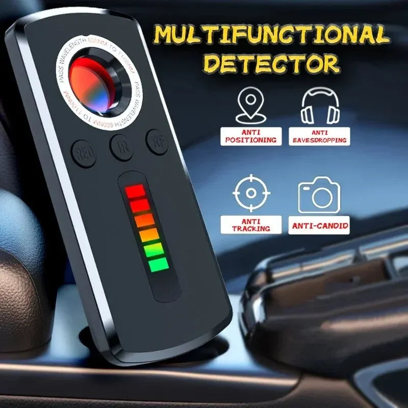 Hidden Camera Detector Anti Spy Gadget Car GPS Wireless Wiretapping Bug Spy Cameras Listening Devices Hotel Car Office Security