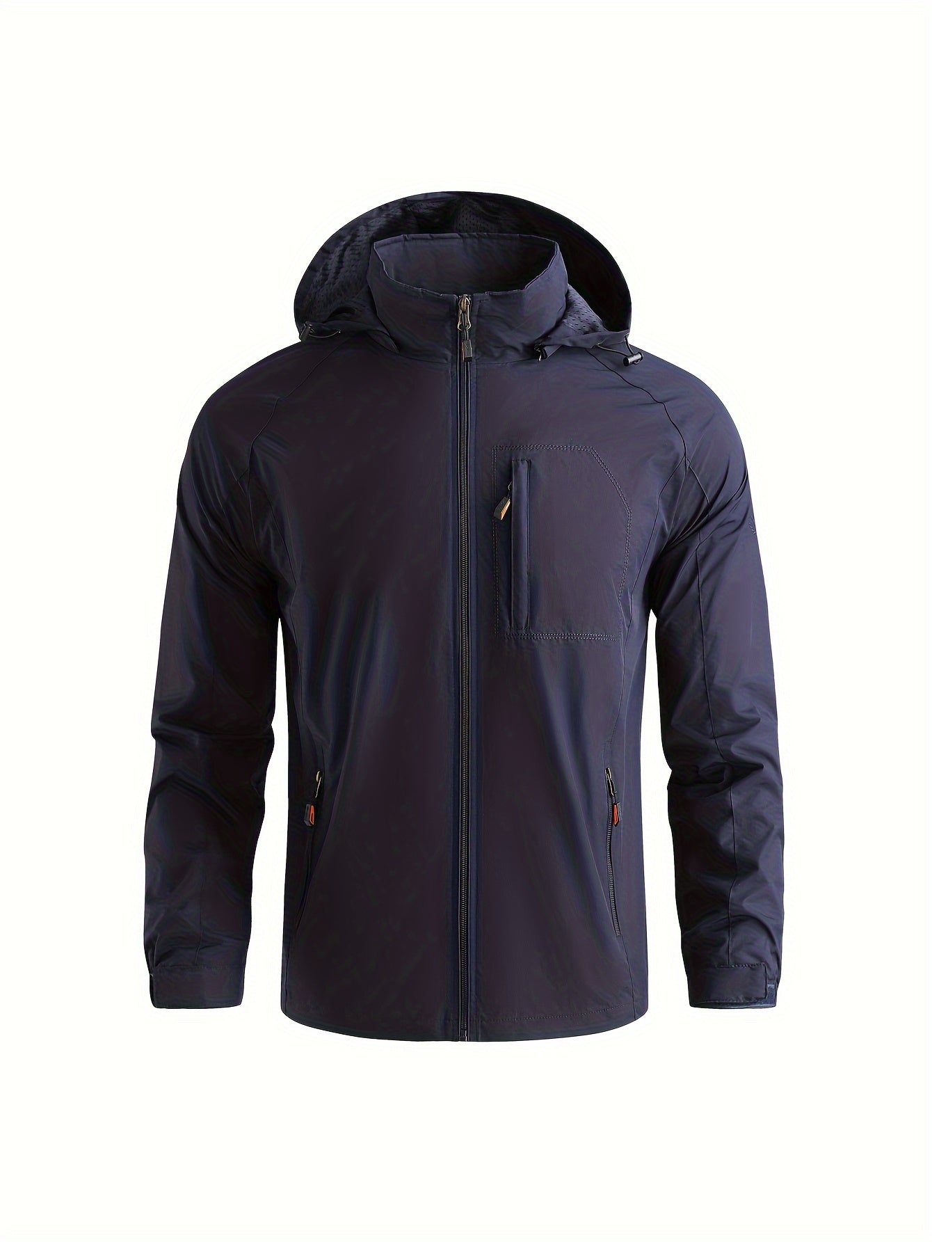 Men's Lightweight Jacket Packable Running Jacket Coat Stand Collar Bomber Jacket