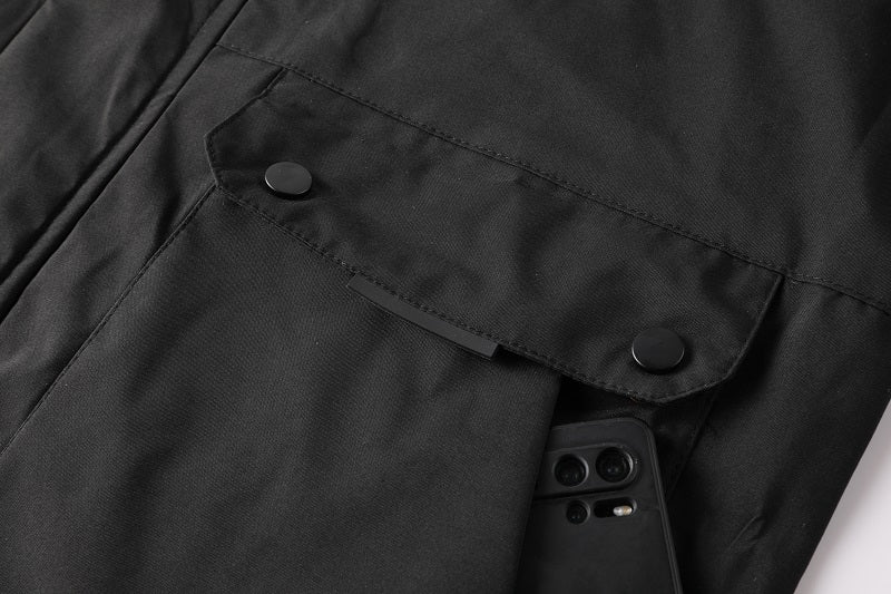 Men's Fashion Casual Windbreaker Jacket, Spring and Autumn Outdoor Lightweight Jacket