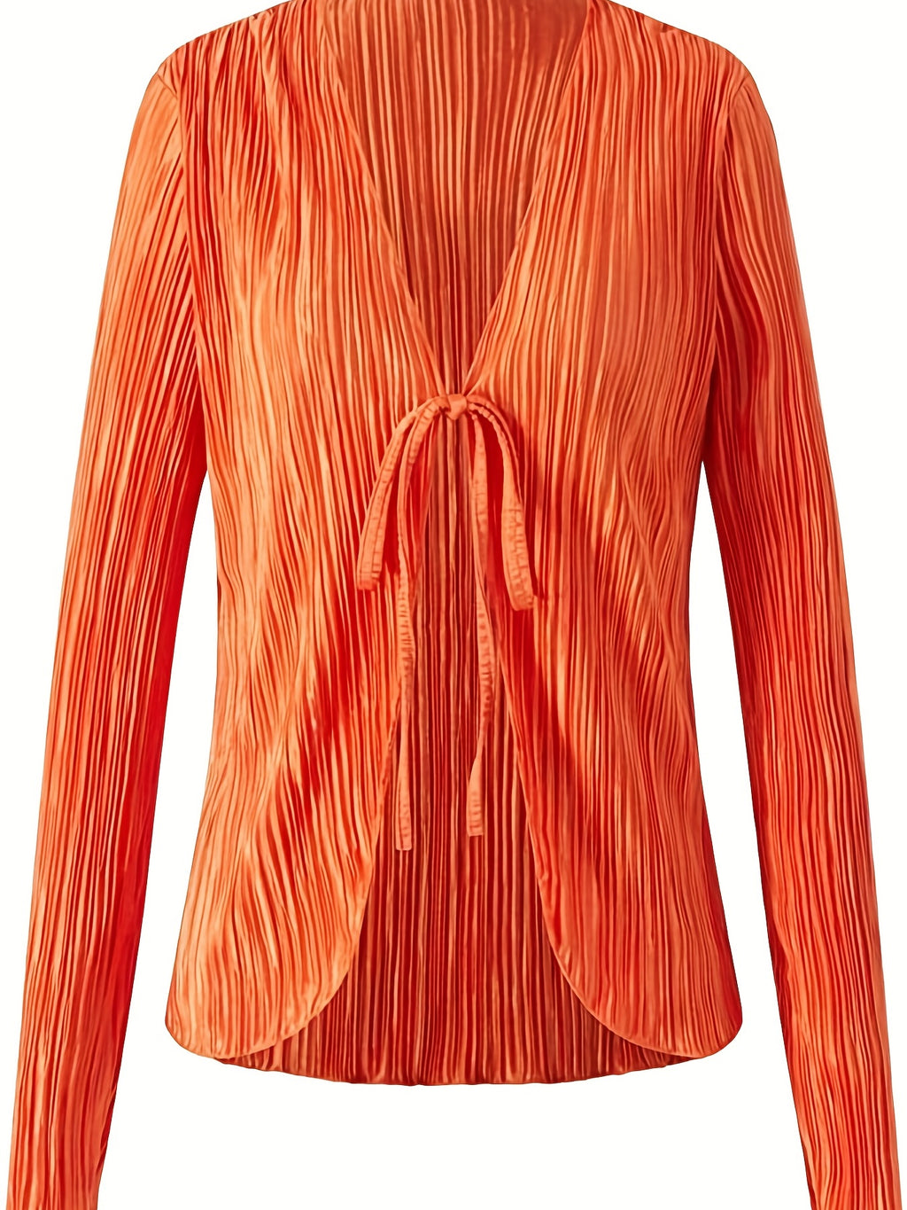 Women's Sheer Mesh Flare Sleeve Crop Top