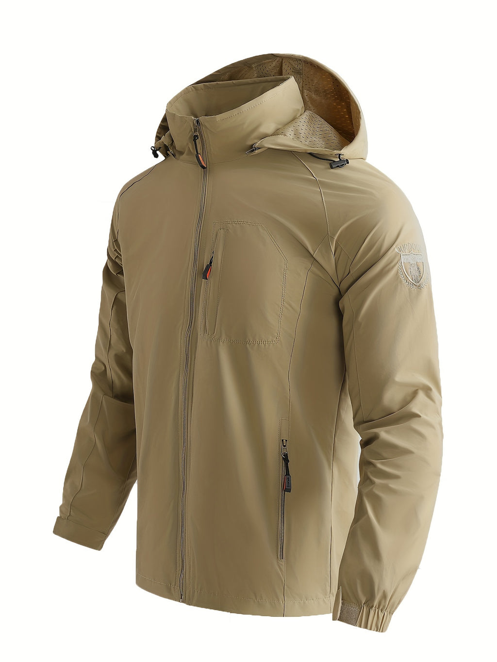 Men's Lightweight Jacket Packable Running Jacket Coat Stand Collar Bomber Jacket
